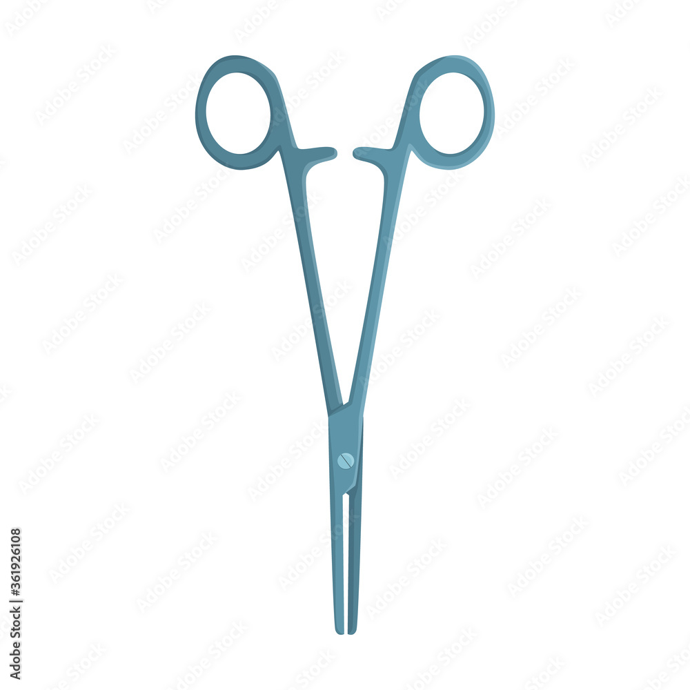Forceps vector icon.Cartoon vector icon isolated on white background forceps. Forceps vector icon.Cartoon vector icon isolated on white background forceps.
