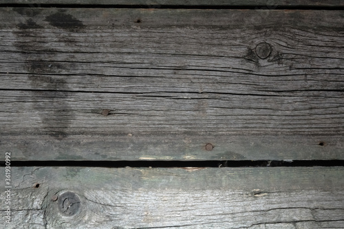 Background with gray old boards