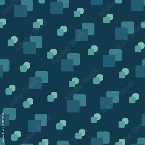 Geometric seamless repeating pattern of squaers