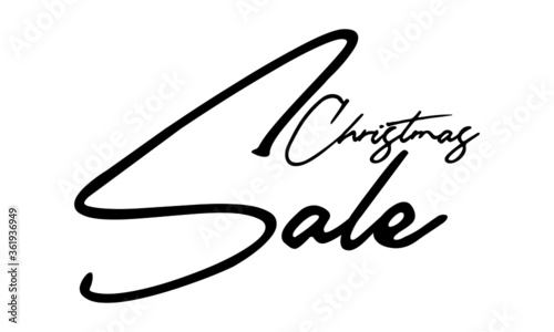 Christmas Sale Handwritten Font Calligraphy Font For Sale Banners Flyers and Templates