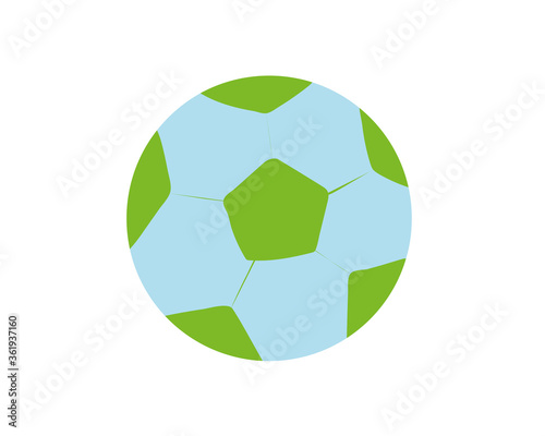 Isolated soccer ball vector design