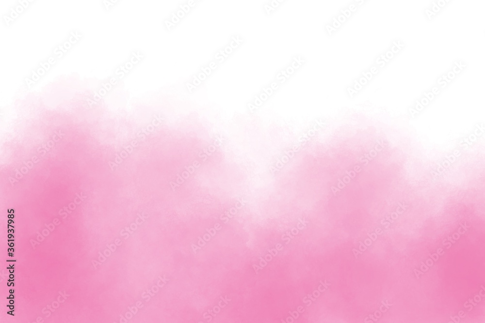 Abstract pink watercolor painting background. Weding card design.
