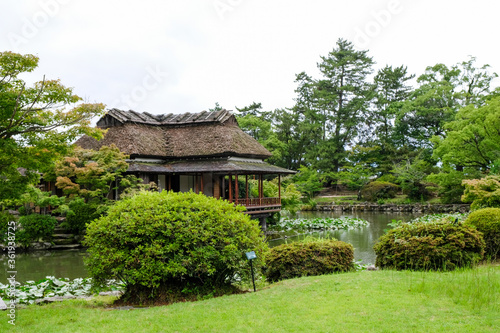 日本庭園の茶室「隔林亭」 photo