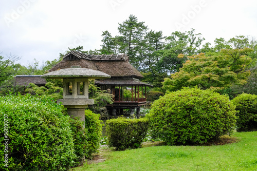 日本庭園の茶室「隔林亭」 photo