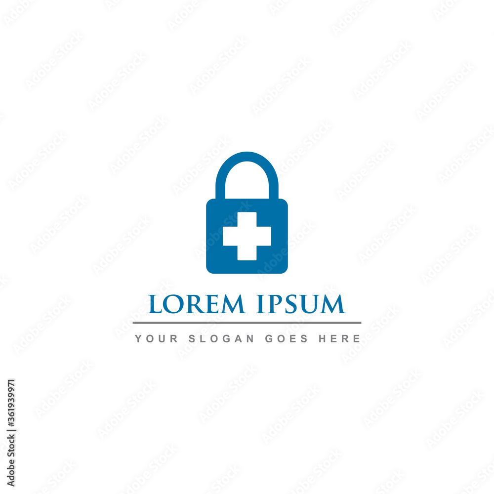 medical lock logo , healthy protection logo medical lock logo , healthy protection logo