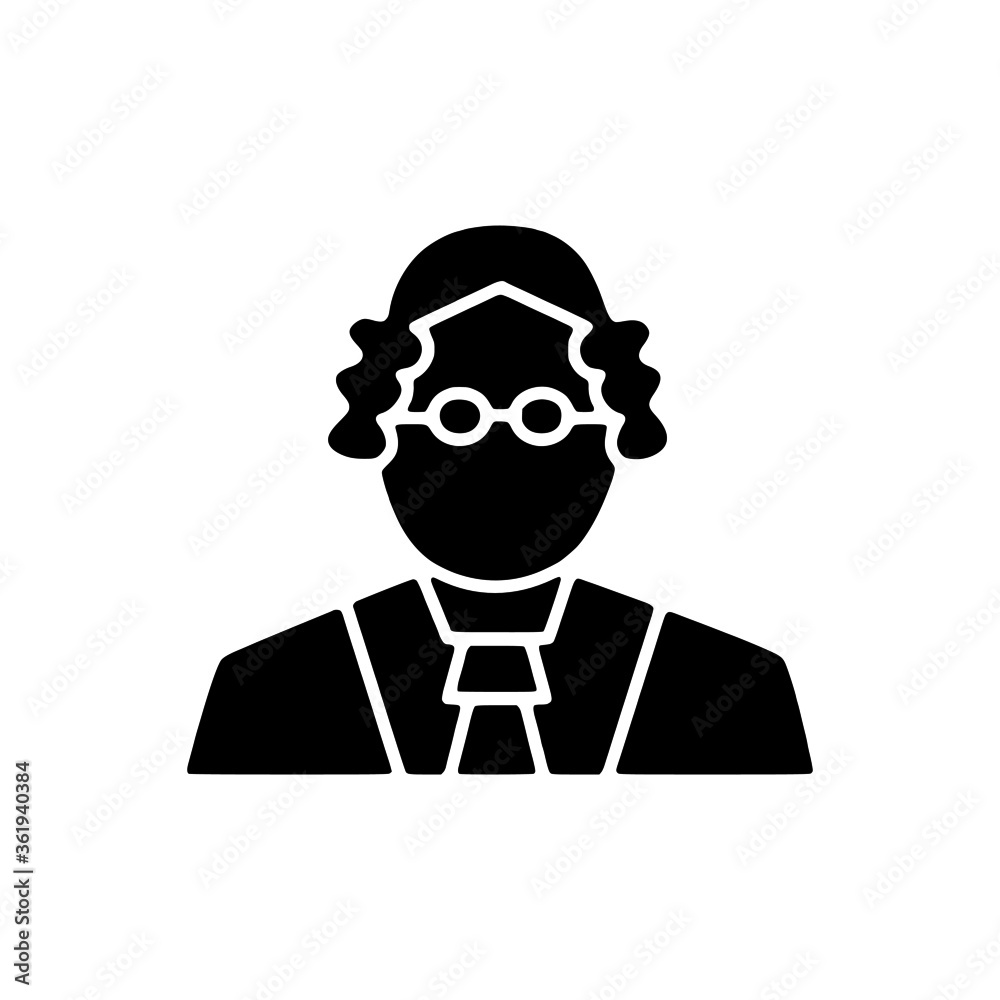 vector illustration icon of Human Avatar glyph vector illustration icon of Human Avatar glyph