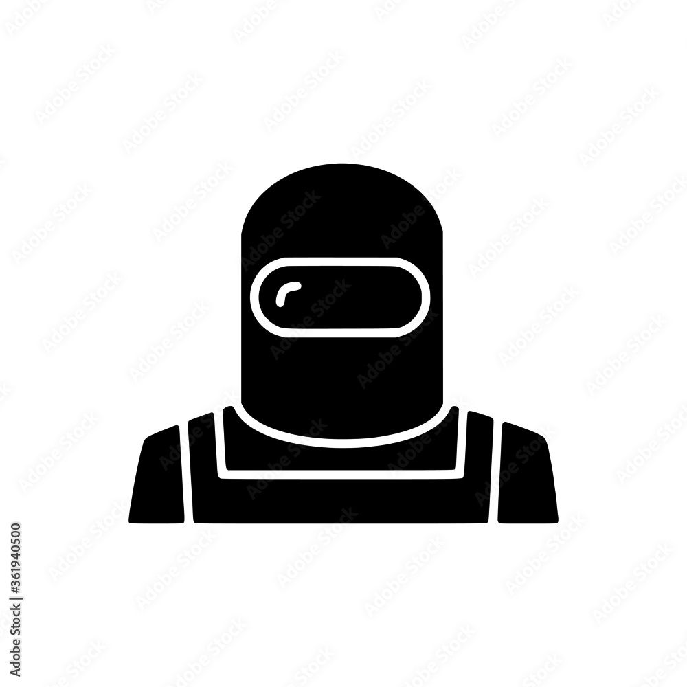 vector illustration icon of Human Avatar glyph vector illustration icon of Human Avatar glyph