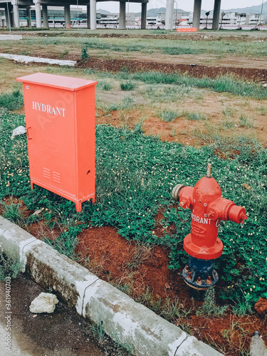 red fire hydrant