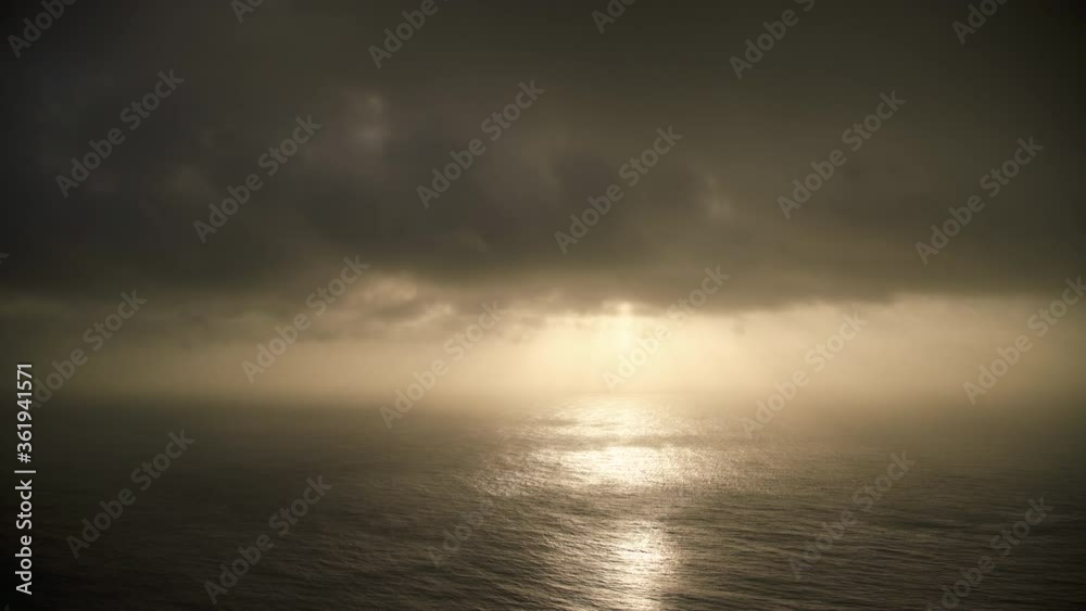 Sunbeam over the Atlantic ocean, Azores Sunbeam over the Atlantic ocean, Azores