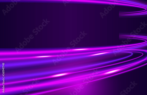 Modern concept of light speed lines background. Abstract futuristic 5g internet connection concept. light trails illustration