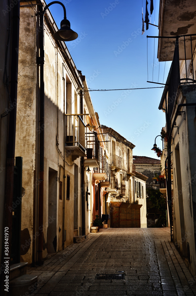 Fototapeta premium Termoli is a little town in the south of Italy with a charming medieval downtown