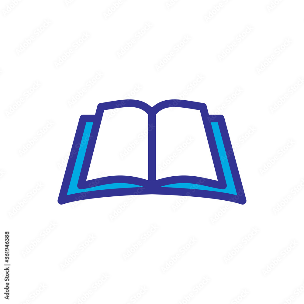 open book icon logo illustration design open book icon logo illustration design