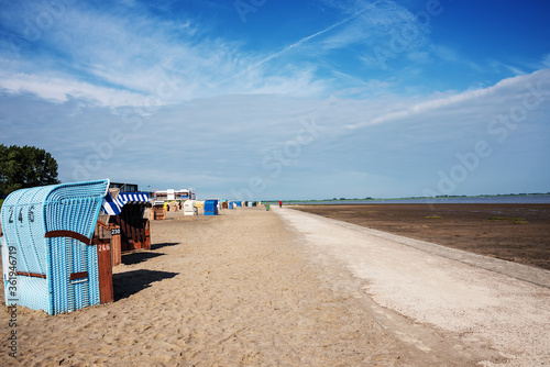 Wallpaper Mural Strand und Ebbe bei Dangast am Wattenmeer Torontodigital.ca