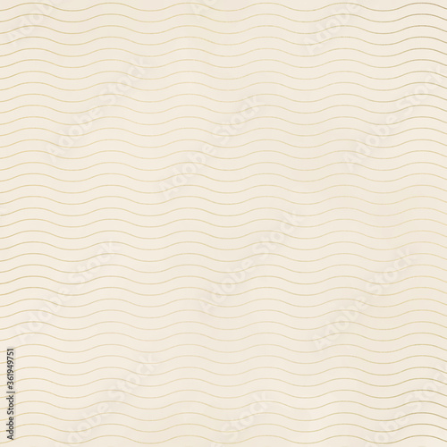 Seamless Champagne Gold Pattern on Ivory Background