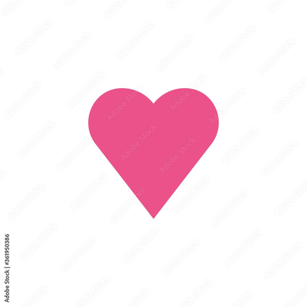 Heart icon design template vector isolated Heart icon design template vector isolated