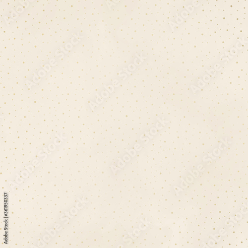 Seamless Champagne Gold Pattern on Ivory Background