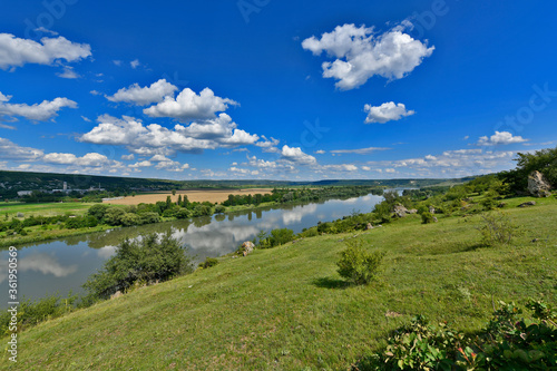 Traveling in sunny Moldova. Wine country with beautiful landscapes and delicious wine.