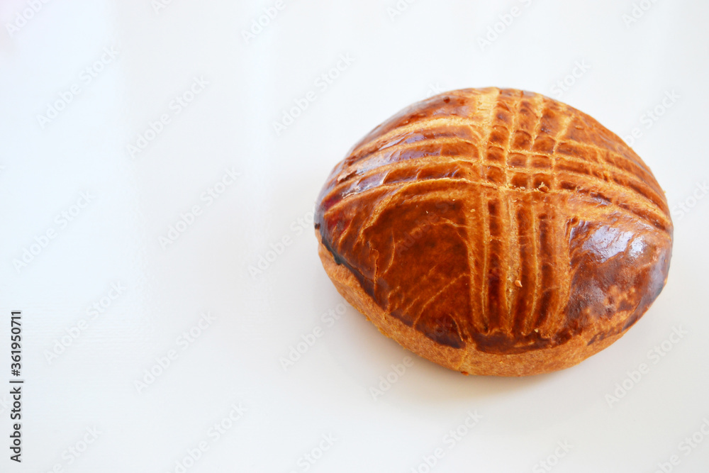 Freshly baked donut.