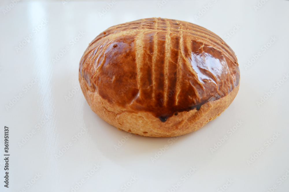 Freshly baked donut.