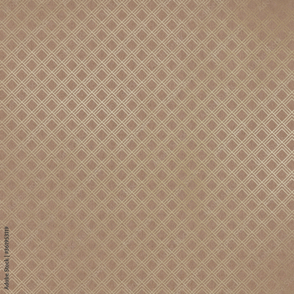 Seamless Champagne Gold Pattern on Kraft Paper Background Seamless Champagne Gold Pattern on Kraft Paper Background