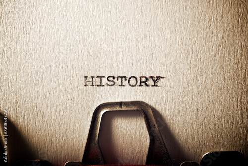 History concept view photo