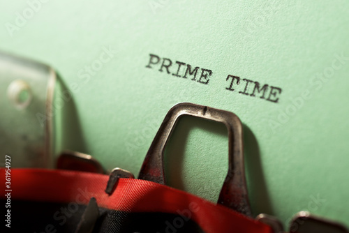 Prime time concept photo