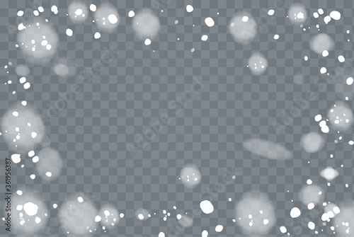 Abstract background with bokeh effect.Texture background abstract black and white or silver Glitter and elegant for Christmas. Dust white. Sparkling magical dust particles
