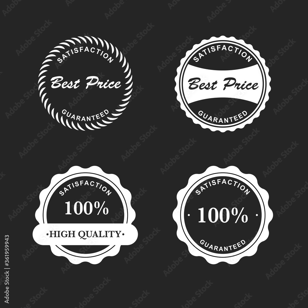 Fototapeta premium Collection of vintage retro premium quality badges and labels