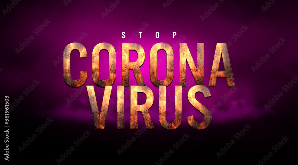 Design corona virus against campaign. Design corona virus against campaign.