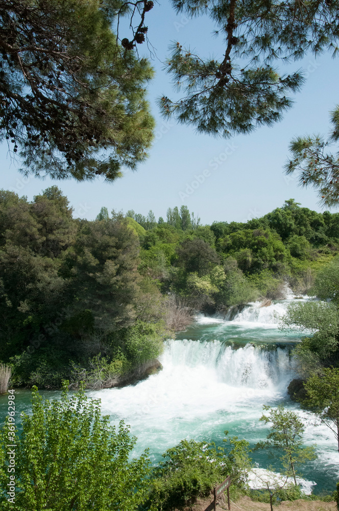 Naklejka premium Park Narodowy Krka