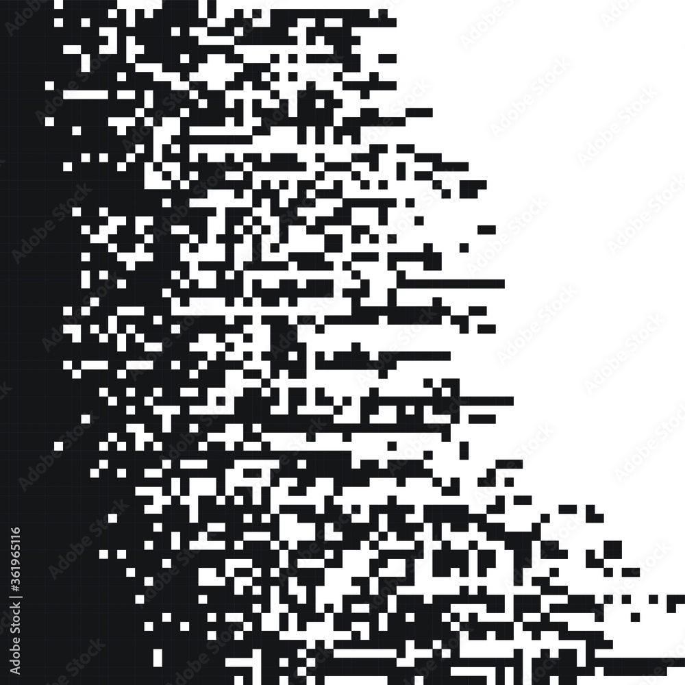 Black and white pixel background. Vector illustration for your graphic design. Abstract geometric background. Black and white pixel background. Vector illustration for your graphic design. Abstract geometric background.