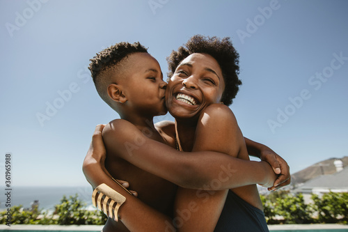 Konstfotografi Mother and son love