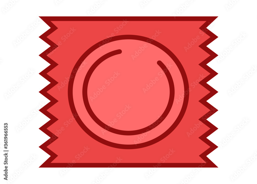 Contraception method line icons Contraception method line icons