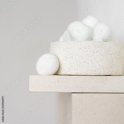 Fototapeta Naklejka Na Ścianę i Meble -  Cotton balls