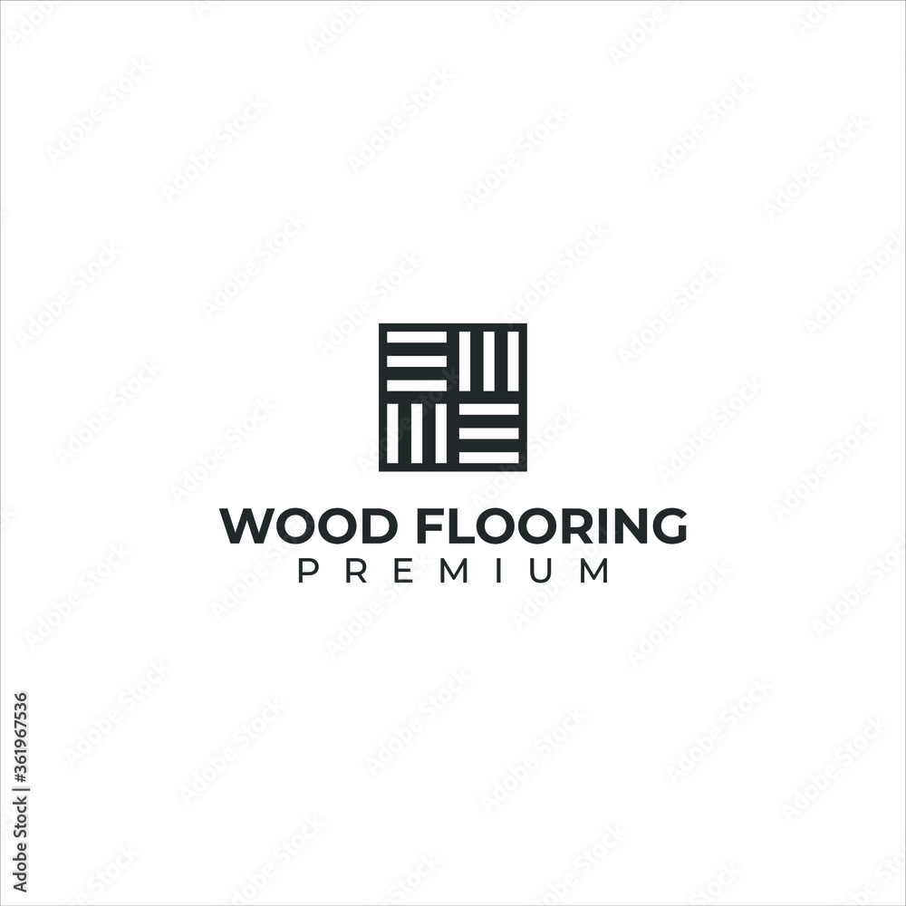 wood flooring parquet vector icon template