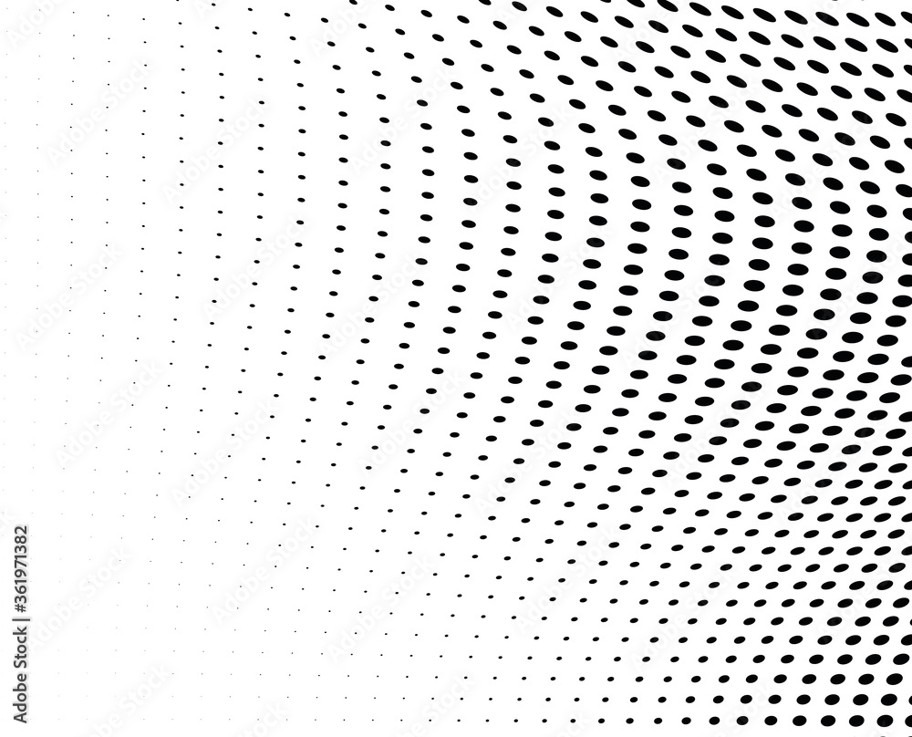 Black and white dotted halftone background Black and white dotted halftone background