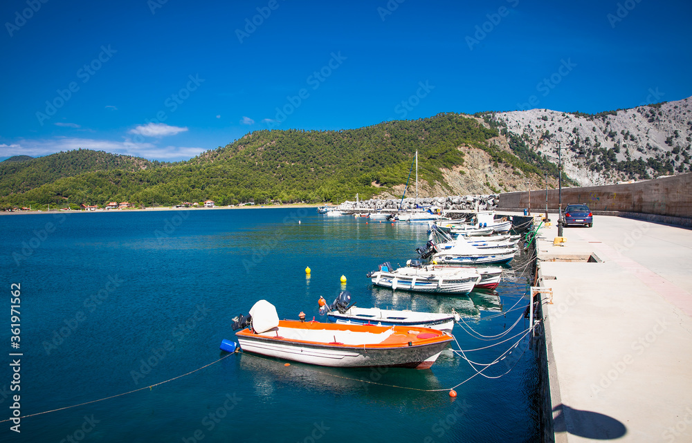 Pilio Harbor at Evia,   Greece.