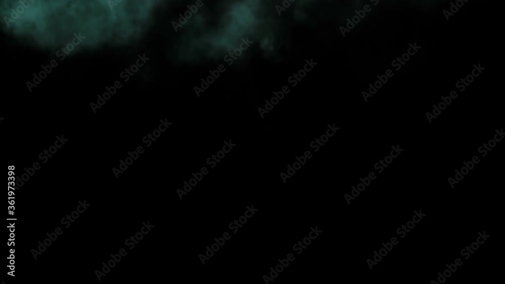 Detonation with a green chemical fire on pure black background. 3d rendering HD Detonation with a green chemical fire on pure black background. 3d rendering HD