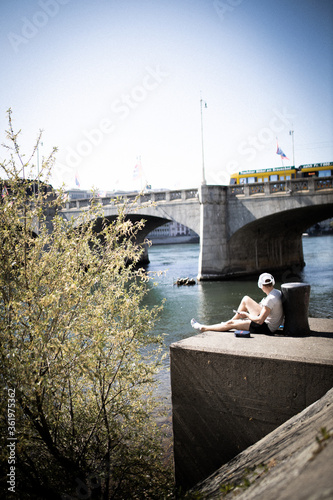 Mittlere Brücke, Basel, City photo