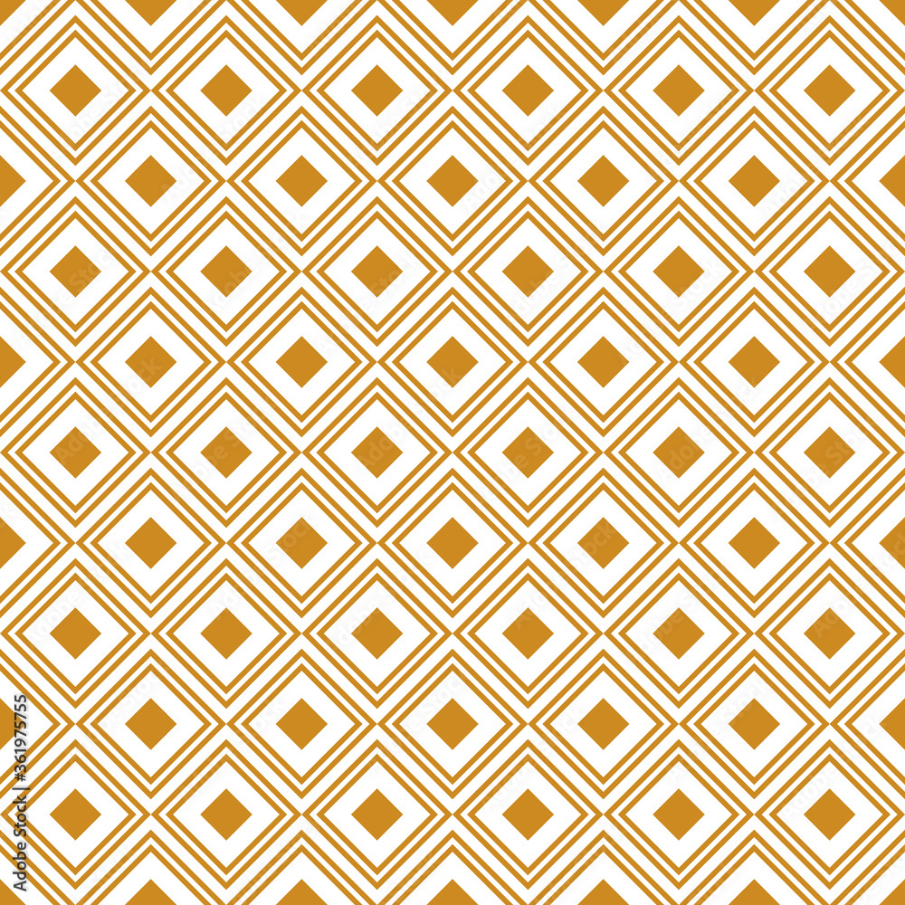 retro background with gold rhombus