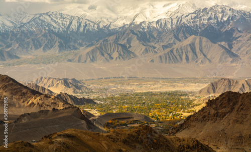 Landscape view of Ladakh India.
