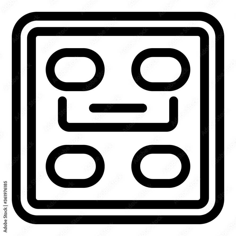 Smart scales device icon. Outline smart scales device vector icon for web design isolated on white background Smart scales device icon. Outline smart scales device vector icon for web design isolated on white background