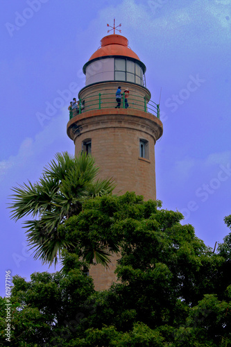 Wallpaper Mural Lighthouse on the sea coast of south India. Torontodigital.ca