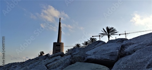 cielo, paisaje, torre, azul, energía, ciudad, mar,  atardecer,arquitectura, viajando, electricidad, naturaleza, energía, nube, horizonte, acuático, sol, industrias, am