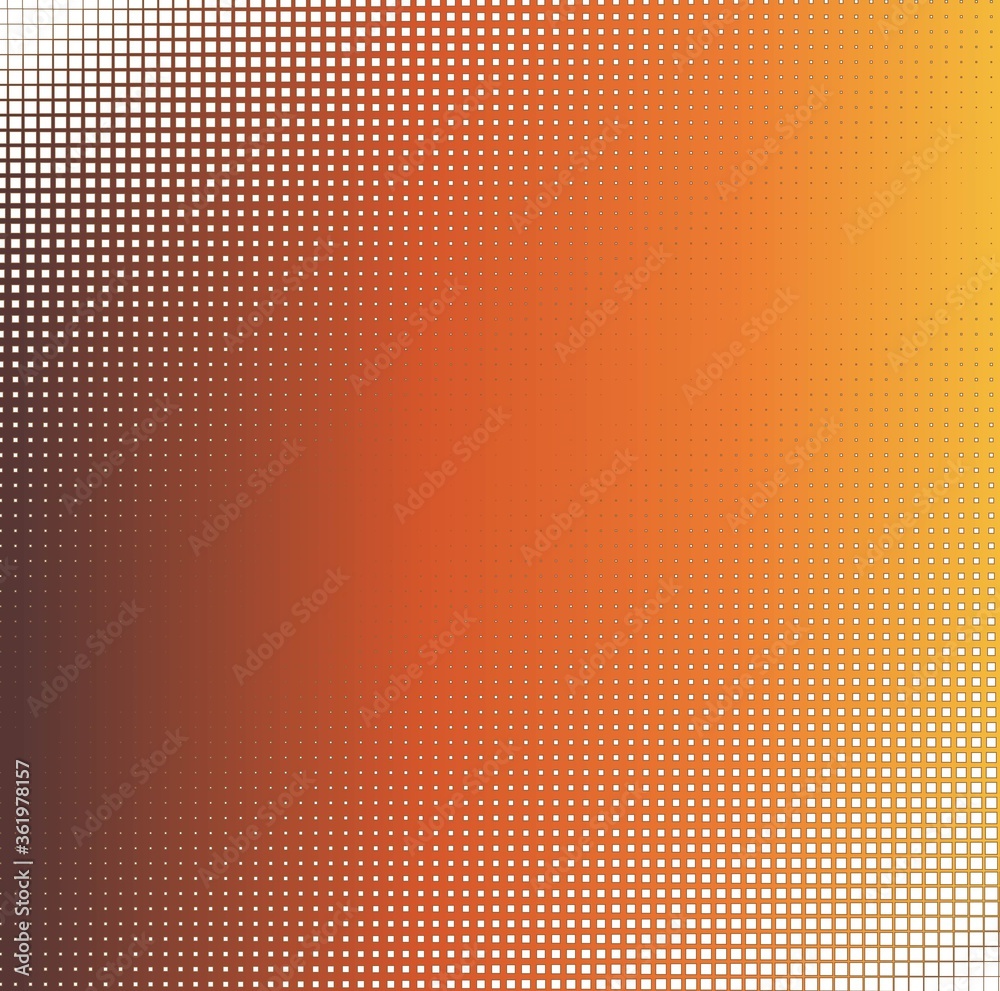 abstract halftone background with squares