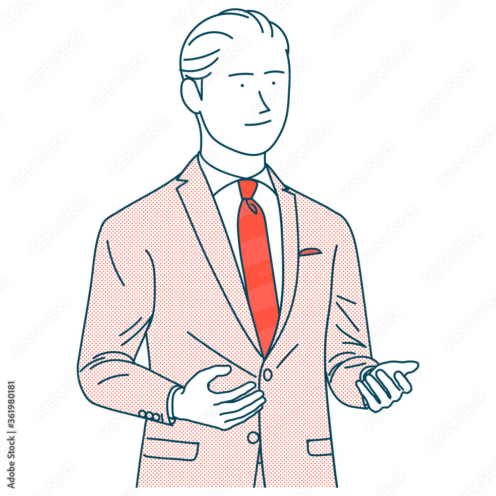 Man wearing a suit