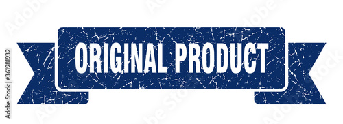 original product ribbon. original product grunge band sign. original product banner