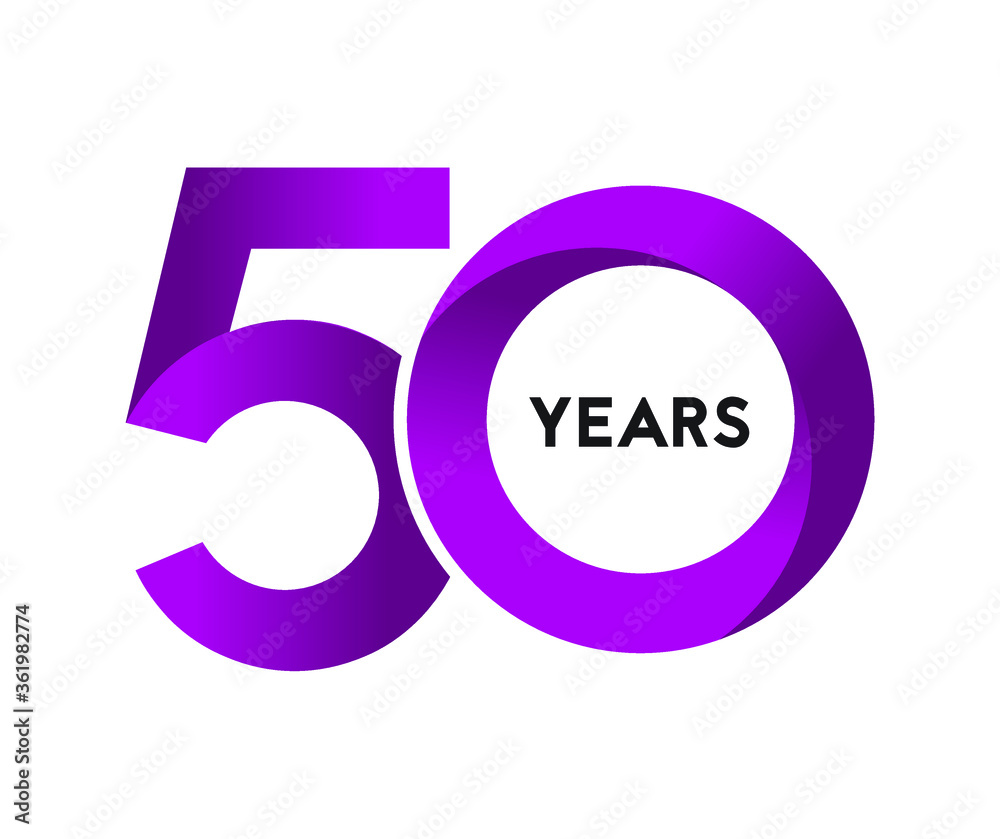 50 years Logo or Golden Jubilee Logo. the fiftieth anniversary of a significant event. 50 years Logo or Golden Jubilee Logo. the fiftieth anniversary of a significant event.