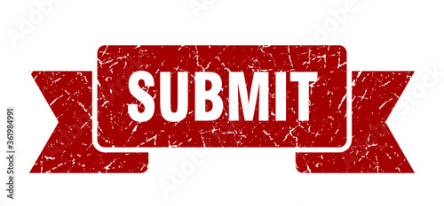 submit ribbon. submit grunge band sign. submit banner