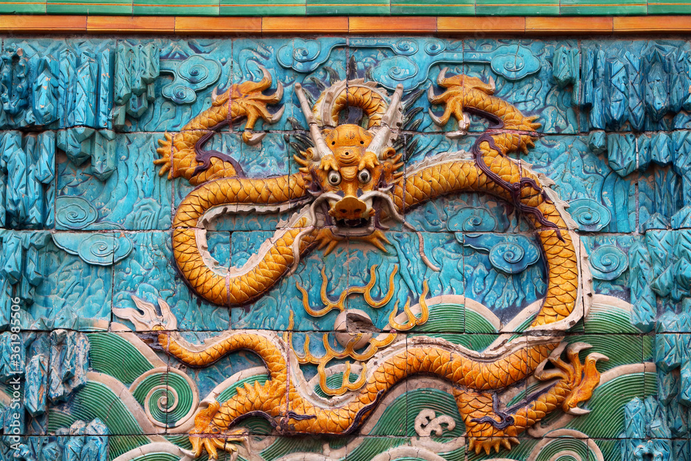 custom made wallpaper toronto digitalYellow Dragon